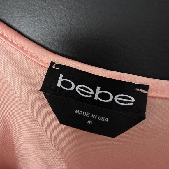 Bebe- Peach Slip Dress - Picture 3 of 5